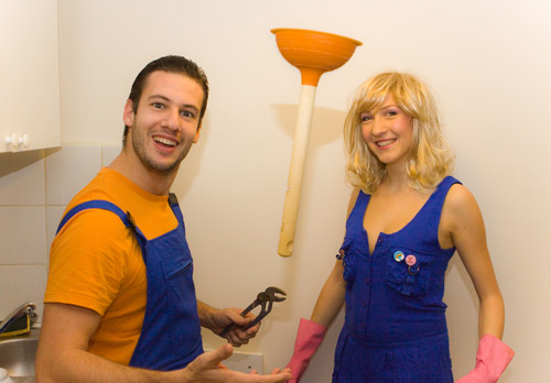 Barbie & Ken essayent de jongler