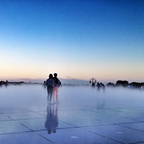 Le miroir d'eau à Bordeaux - 