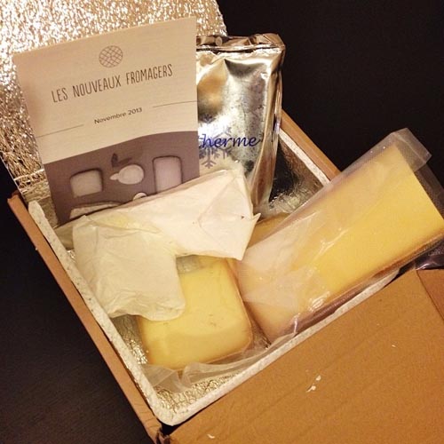 Première box de fromage - Les Nouveaux Fromagers